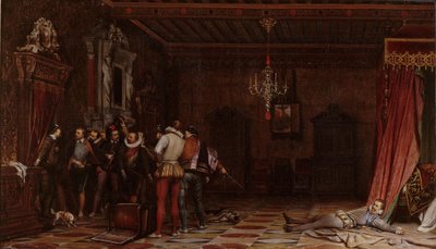 The Assassination of the Duke of Guise at the Château de Blois in 1588 by Paul Delaroche